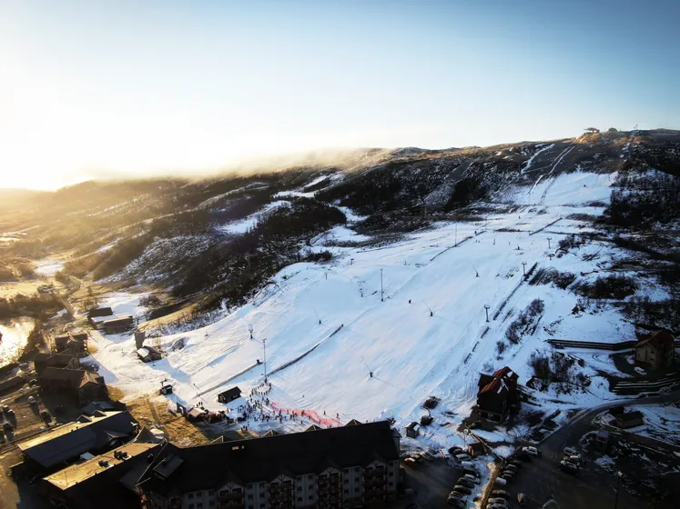 Tänndalens skidområde under premiär