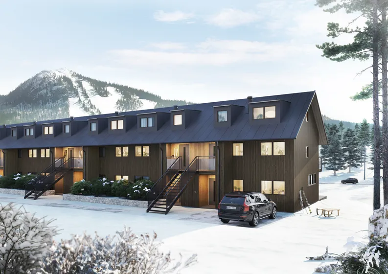 Det nya fjällhuset i Tännäskröket