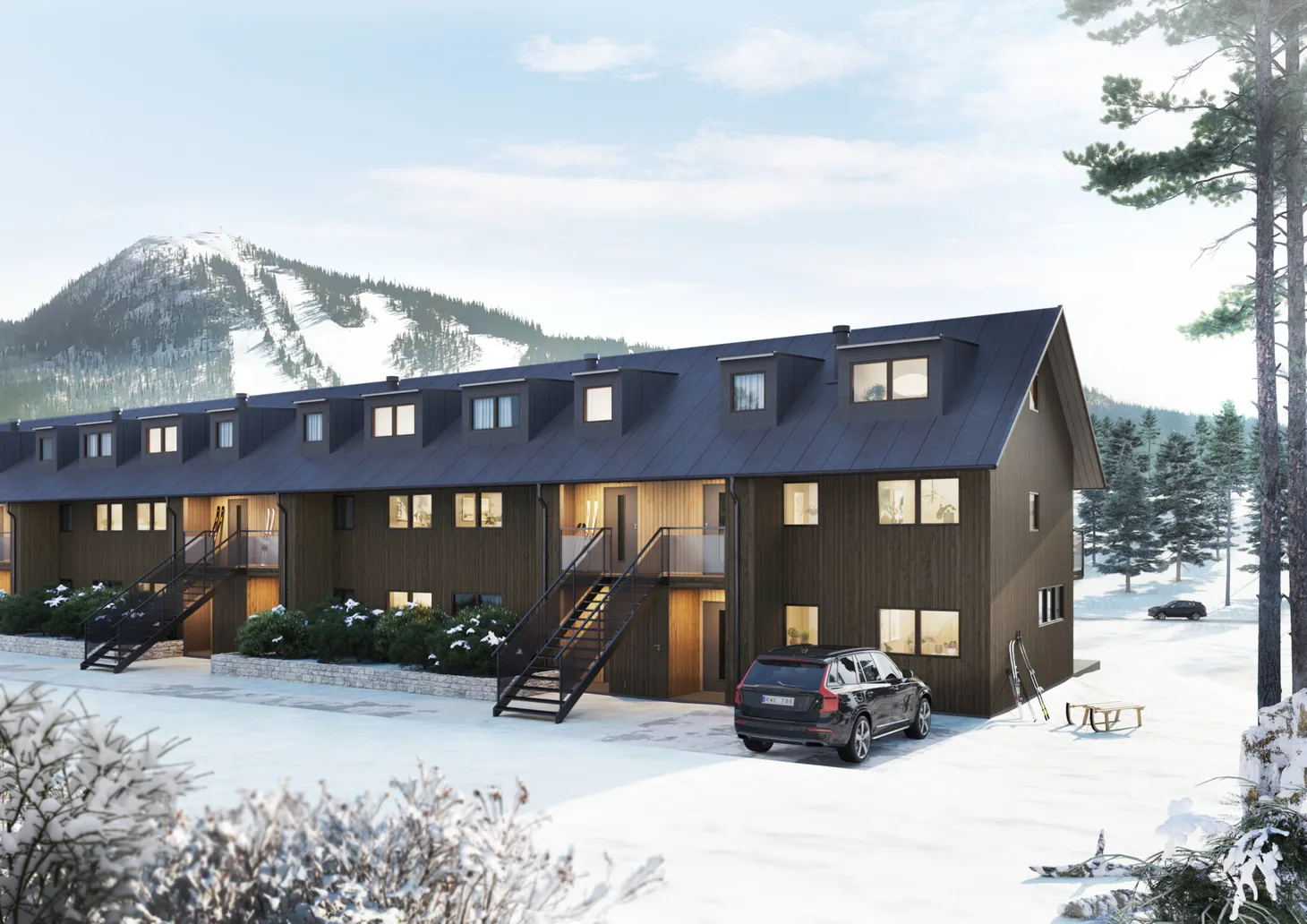Det nya fjällhuset i Tännäskröket
